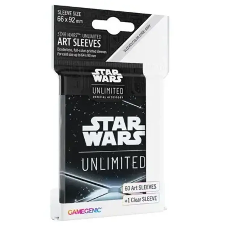 Gamegenic Star Wars: Unlimited: Art Sleeves: Card Back: Black (ML)