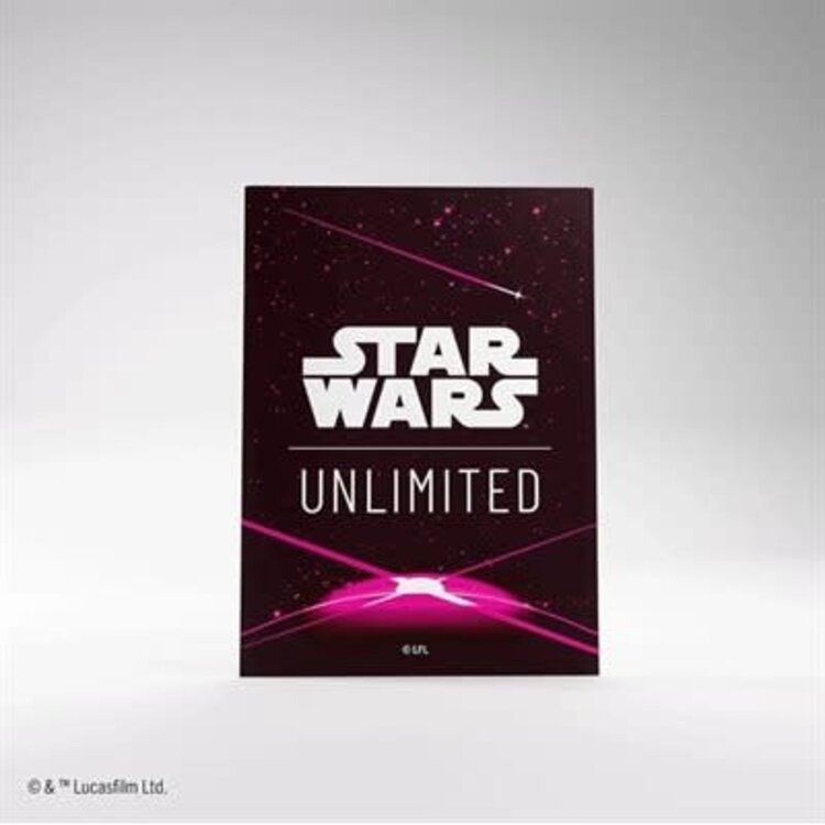 Fantasy Flight Games Star Wars: Unlimited: Art Sleeves: Card Back: Magenta (ML)