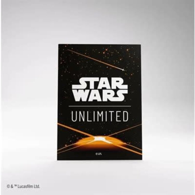 Fantasy Flight Games Star Wars: Unlimited: Art Sleeves: Card Back: Orange (ML)
