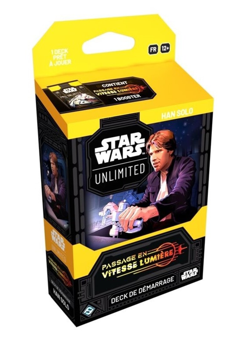 Fantasy Flight Games Star Wars: Unlimited: Passage En Vitesse Lumière: Han Solo: Deck De Démarrage (FR)