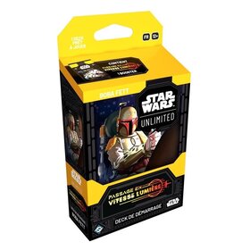 Fantasy Flight Games Star Wars: Unlimited: Passage En Vitesse Lumière: Boba Fett: Deck De Démarrage (FR)