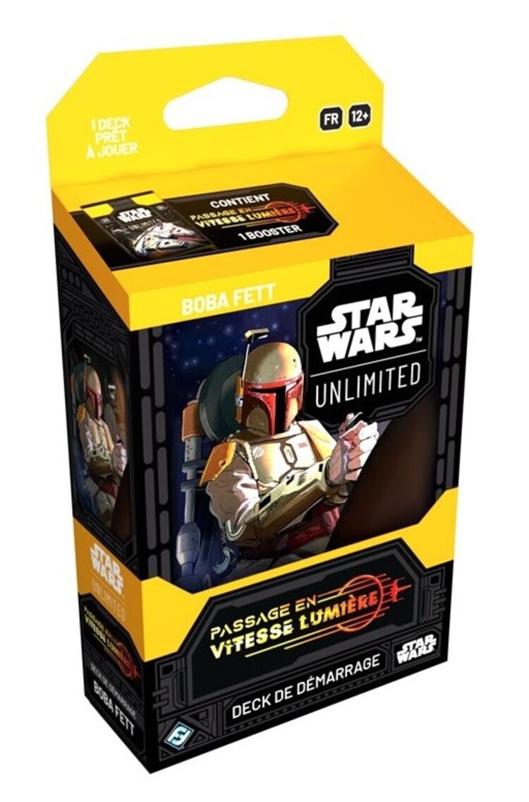 Fantasy Flight Games Star Wars: Unlimited: Passage En Vitesse Lumière: Boba Fett: Deck De Démarrage (FR)