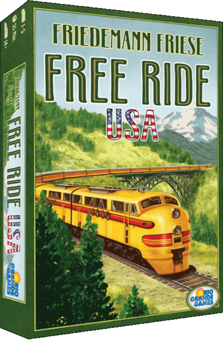 Rio Grande Games Free Ride: USA (EN) (Order Special)