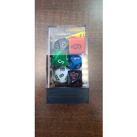 CHX25499 Dés D&D «Ensemble Opaque/couleurs différentes» Polyhédral /7 dés