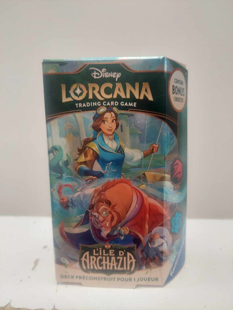 Ravensburger Disney Lorcana: Set 7: L'ile d'Archazia: Deck De Démarrage: La Belle-La Bête (FR)