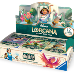 Ravensburger Disney Lorcana: Set 7: L'ile d'Archazia: Booster Pack: Boite Complète (FR) Disponible en magasin seulement