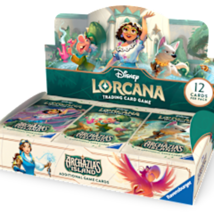 Ravensburger Disney Lorcana: Set 7: Archazia's Island: Booster Pack: Boite Complète (EN) Disponible en magasin seulement
