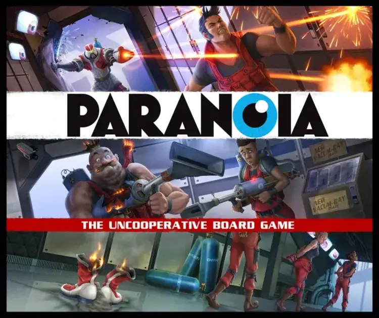 Modiphius Entertainement Paranoia: The Uncooperative Board Game (EN)