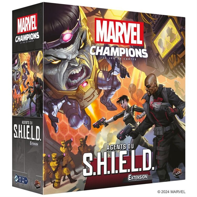 Fantasy Flight Games Marvel Champions JCE: Ext. Agents  Du S.H.I.E.L.D. (FR)