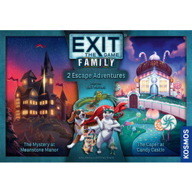 Thames & Kosmos Exit: Family: 2 Escape Adventures: The Mystery At Meanstone Manor, The Caper At Candy Castle (EN)