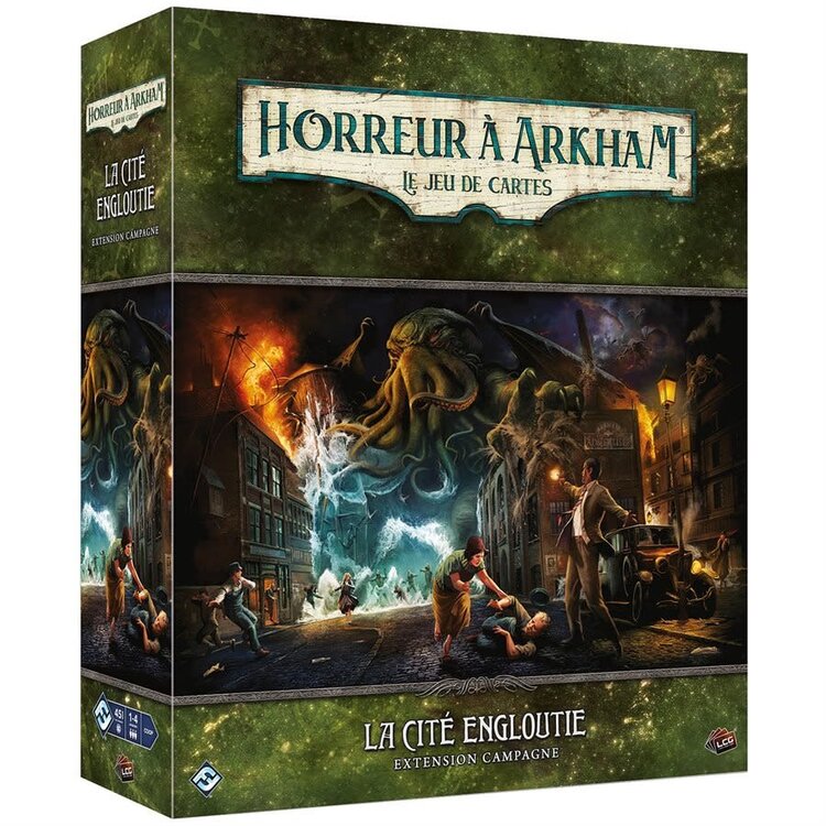 Fantasy Flight Games Horreur À Arkham JCE: Ext. La Cité  Engloutie: Campagne (FR)