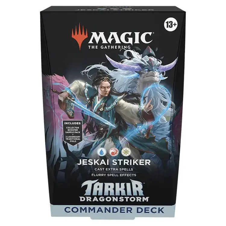 Magic Magic: Tarkir Dragonstorm: Commander: Jeskai Striker (EN) Disponible en magasin seulement