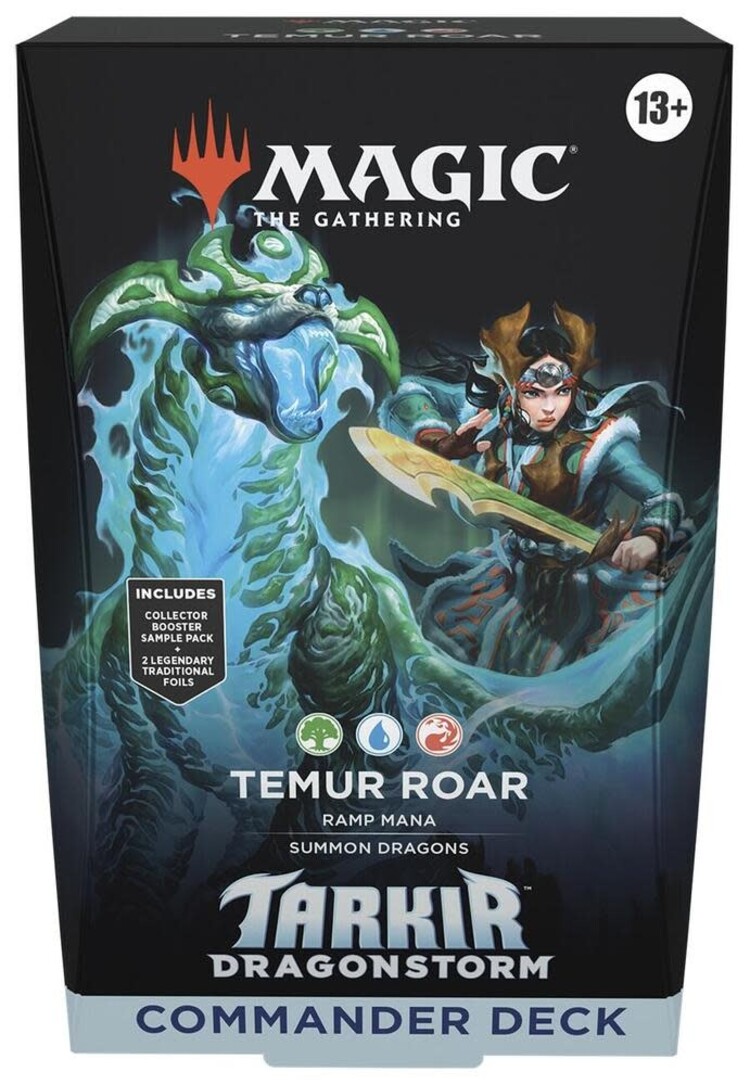 Magic Magic: Tarkir Dragonstorm: Commander: Temur Roar (EN) Disponible en magasin seulement