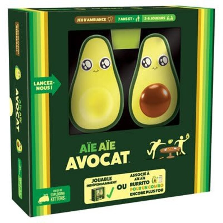 Exploding Kittens Précommande: Aie Aie Avocat (FR)