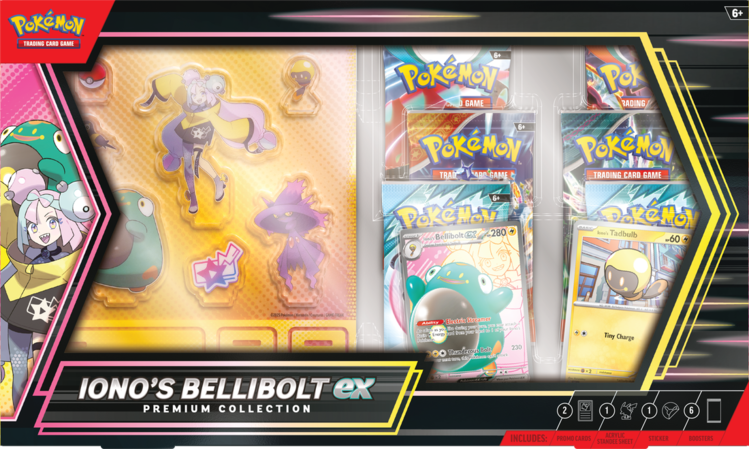 Pokemon Pokemon: Iono’s Bellibolt Ex Premium Collection (EN) Disponible en magasin seulement