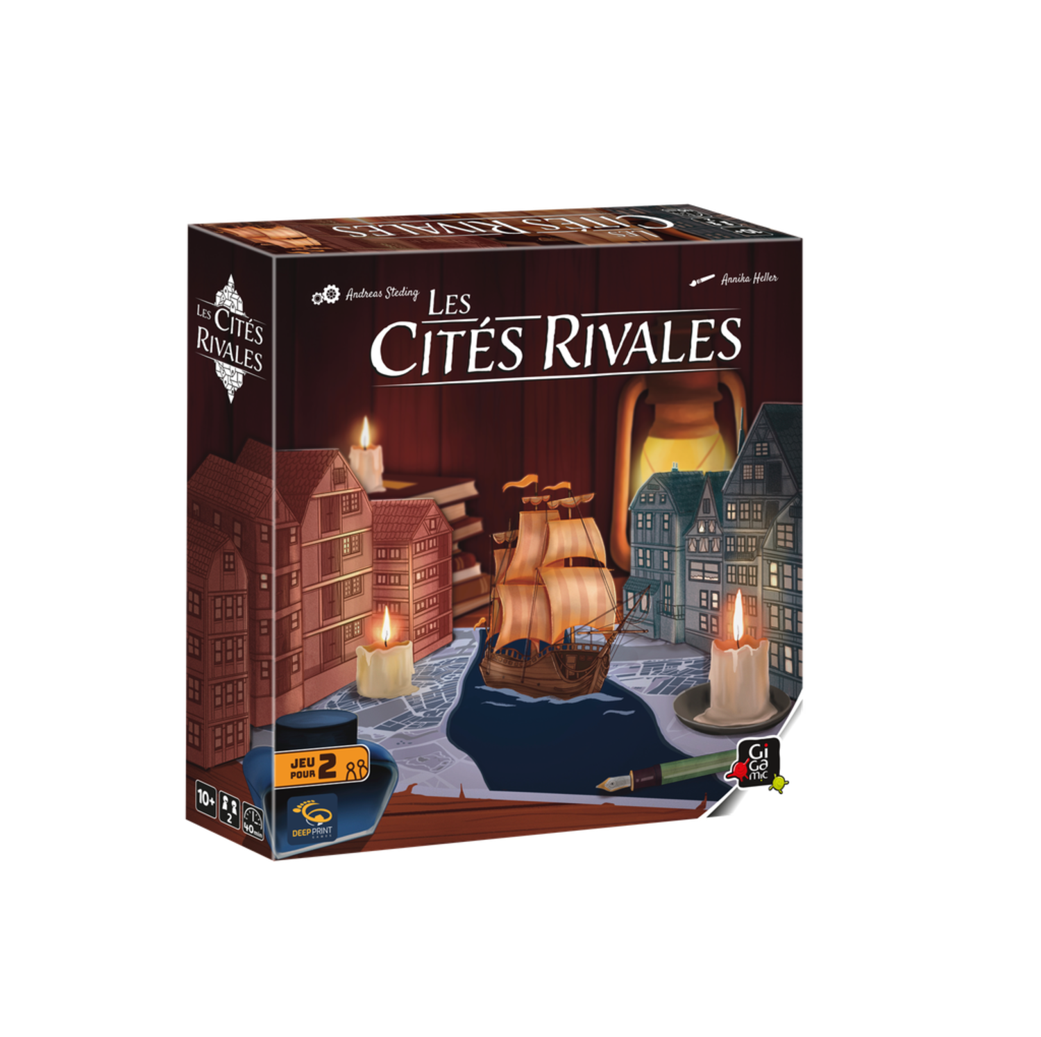 Jeu De Société Nathan - Les Trésors Des Cités Perdues - Édition Vintage 1995 - Occasion