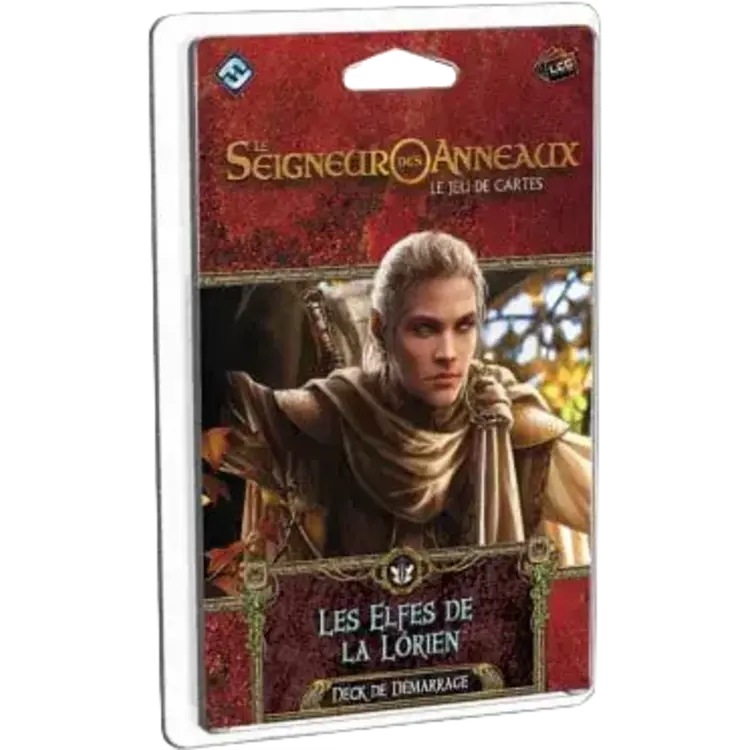 Fantasy Flight Games Le Seigneur Des Anneaux JCE: Les  Elfes De La Lorien: Deck De Démarrage (FR)