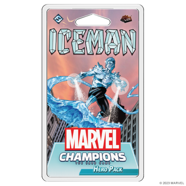 Fantasy Flight Games Marvel Champions JCE: Iceman: Paquet Héros (FR)