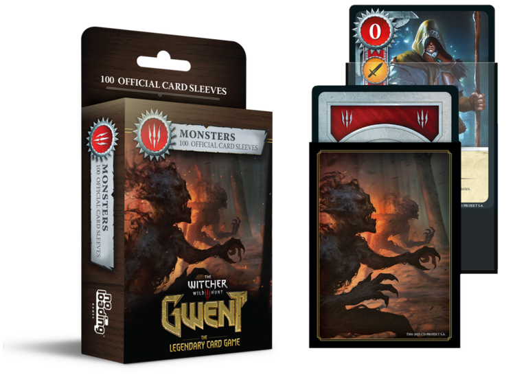 No loading Games Gwent: Sleeves: Monsters / 100 Sleeves (ML)