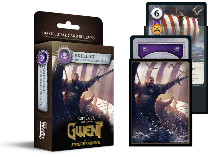 No loading Games Précommande: Gwent: Sleeves: Skellige / 100 Sleeves (ML)