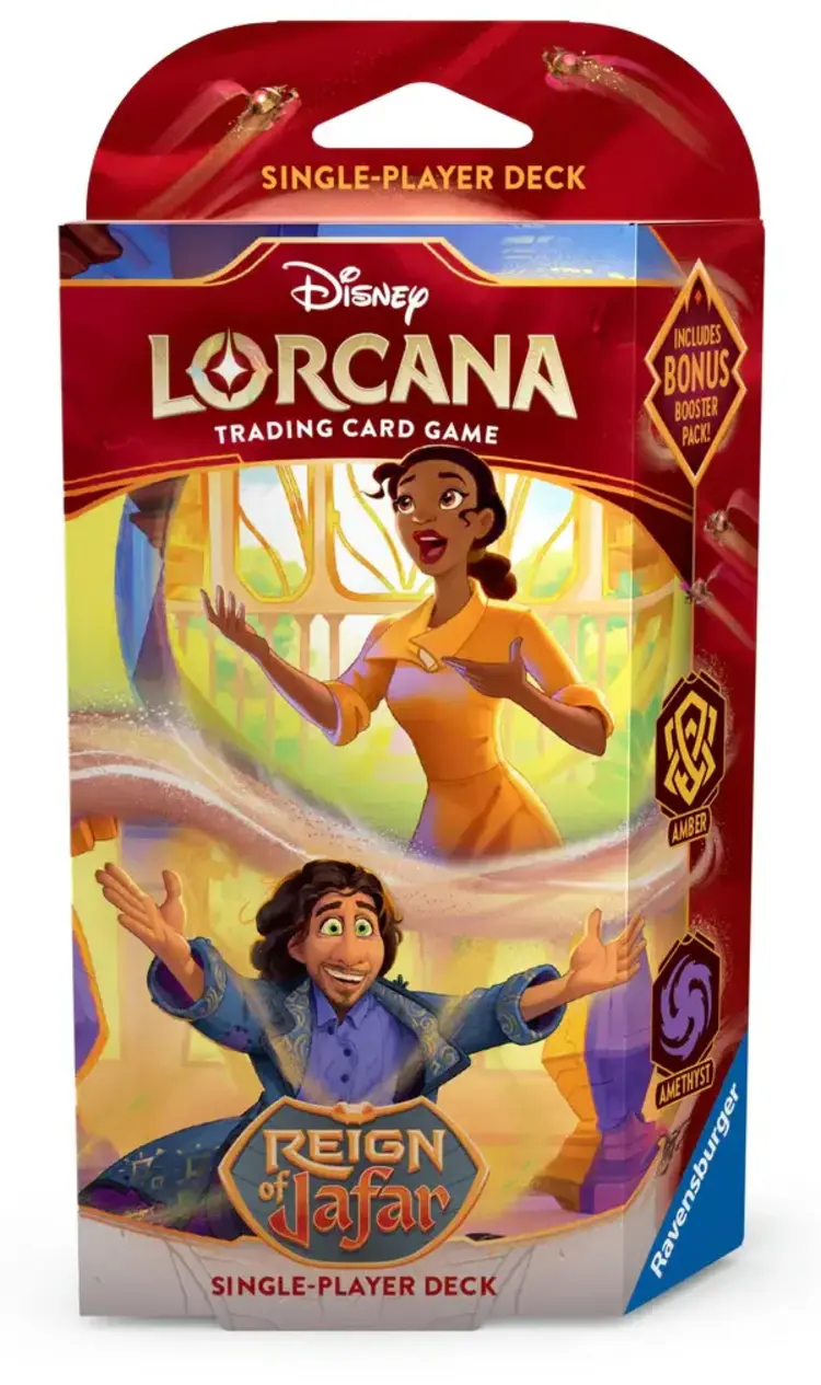 Ravensburger Disney Lorcana: Set 8: Reign of Jafar: Starter Deck: Tiana - Bruno Madrigal (EN) Disponible en magasin seulement