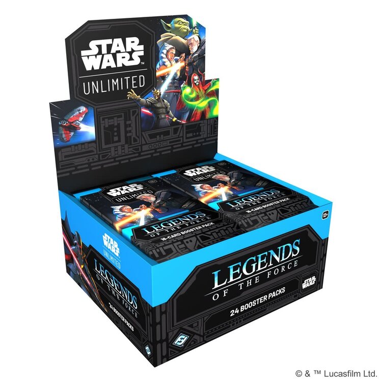 Fantasy Flight Games Star Wars: Unlimited: Legends Of The Force: Booster Box (EN) Disponible en magasin seulement