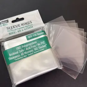 Sleeve Kings SKS-8841 «Medium Square» 65mm X 65mm / 110 Kings - Sleeve