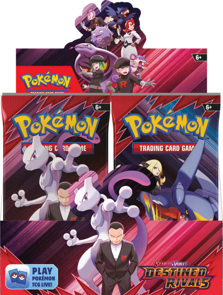 Pokemon Pokemon: SV10 Scarlet & Violet: Destined Rivals: Booster (EN) Disponible en magasin seulement