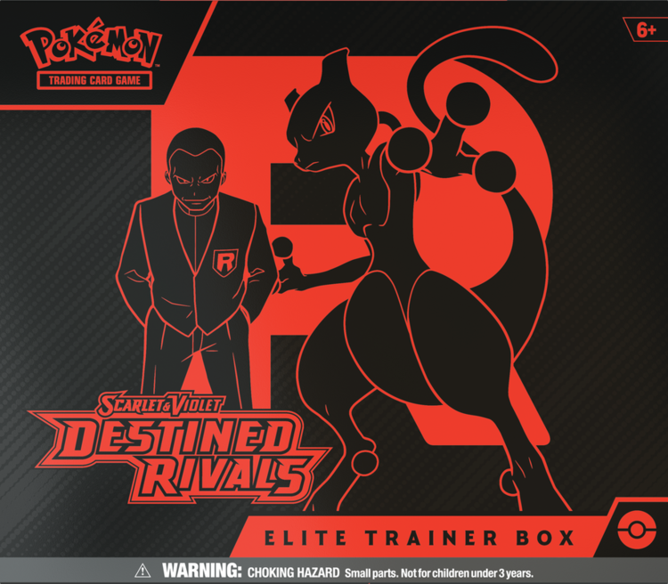 Pokemon Pokemon: SV10 Scarlet & Violet: Destined Rivals: Elite Trainer Box (EN) Disponible en magasin seulement