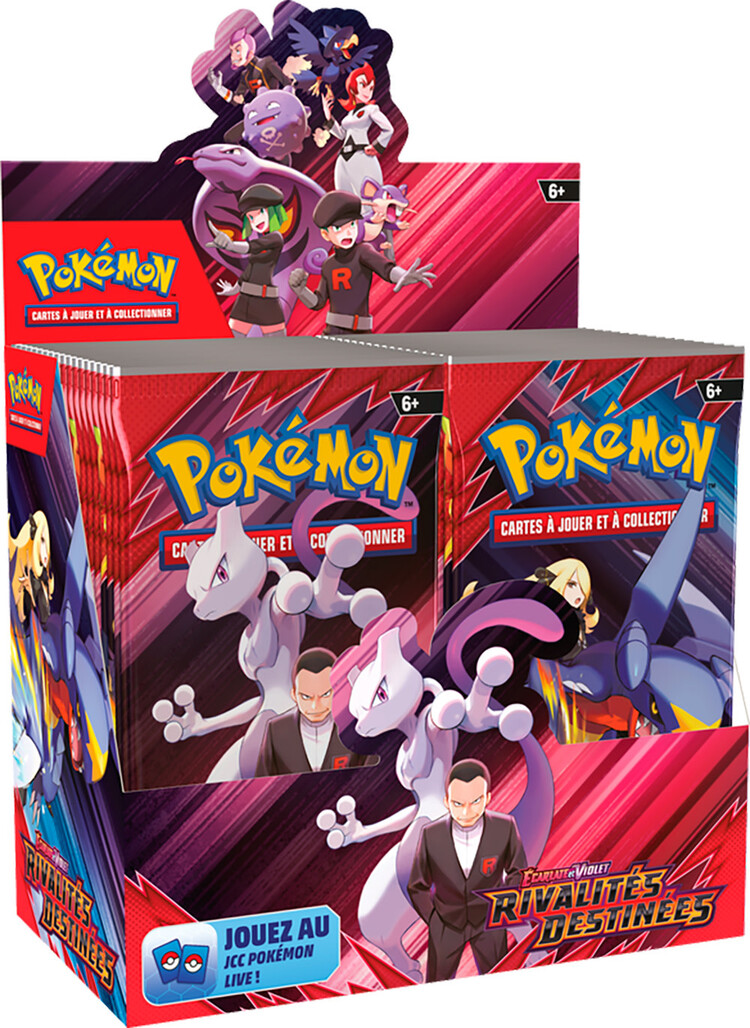 Pokemon Pokemon: SV10 Scarlet & Violet: Destined Rivals: Booster (FR) Disponible en magasin seulement