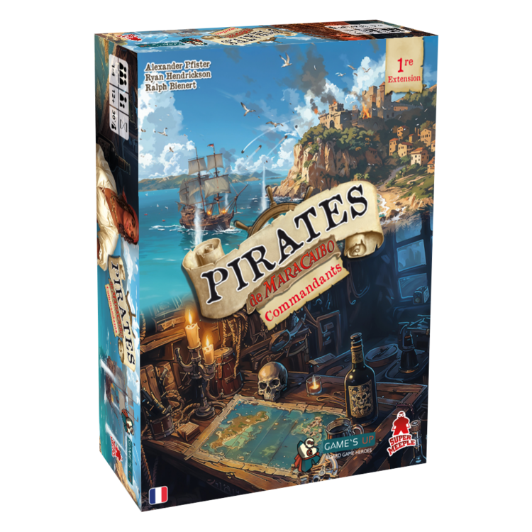 Super Meeple Pirates De Maracaibo: Ext. Commandants (FR)