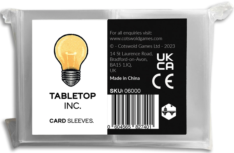 Cotswold Games Précommande: Tabletop Inc.: Ext. Card Sleeves (EN)