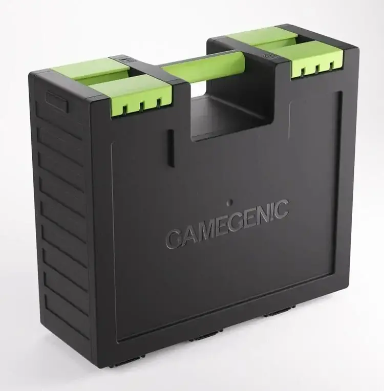 Gamegenic GGS22036 Card Storage: Game Castle: Black/Green (ML)