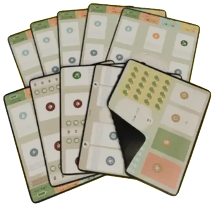 Inside Up Games Earth: Ext. Ensemble De 10 Tapis De Plateaux de Jeux (EN)