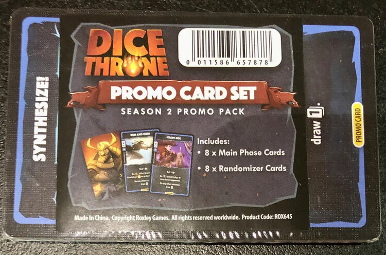 Lucky Duck Games Dice Throne: Saison 2: Promo Pack (FR)