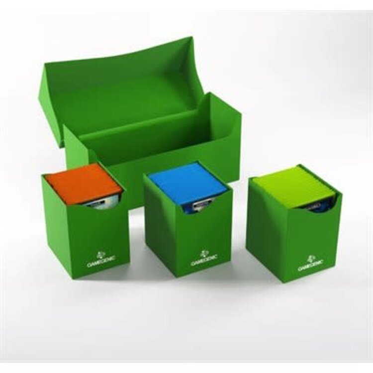 Gamegenic GGS25119 Deck Box: Triple Deck Holder 300+XL: Green (300 ct) (ML)