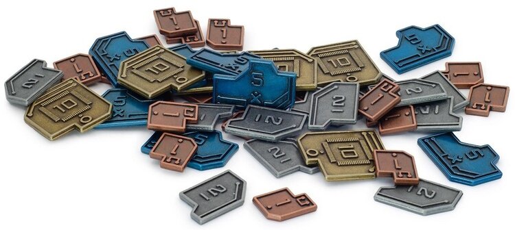 Stonemaier Games Vantage: Ext. Metal Coins (ML)