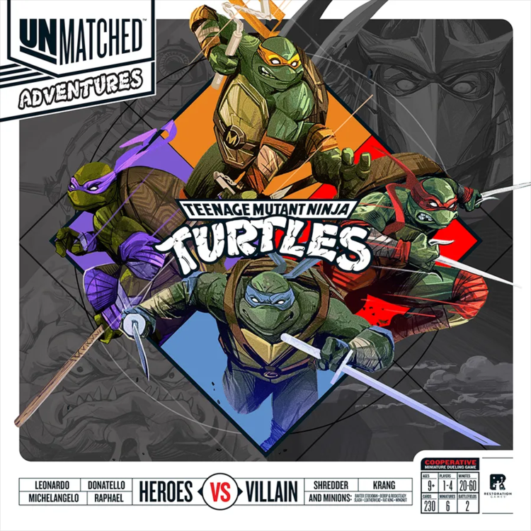 Restoration Games Unmatched: Adventures: Teenage Mutant Ninja Turtles (EN)