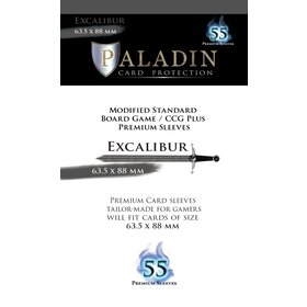 Board&Dice Paladin-Excalibur « Modified Premium Standard» 63.5mm x 88mm / 55 Sleeves