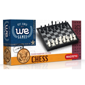 Wood Expressions Chess Set: Magnetic Folding 10" (ML)