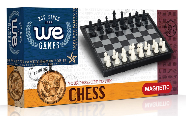 Wood Expressions Chess Set: Magnetic Folding 10" (ML)
