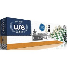 Wood Expressions Chess Set: Tournament W/Black Bag And Roll-Up (ML)