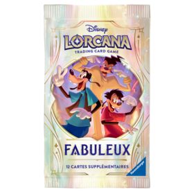 Ravensburger Disney Lorcana: Set 9: Fabuleux: Booster Pack Sleeved (FR) Disponible en magasin seulement