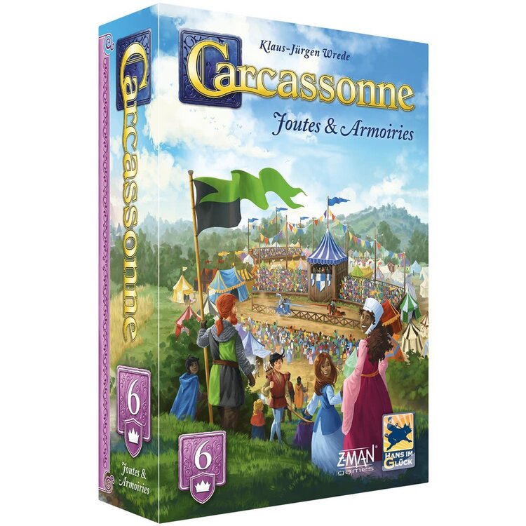 Hans im Gluck Précommande: Carcassonne: Ext 6: Joutes & Armoiries (Nouvelle Version) (FR)
