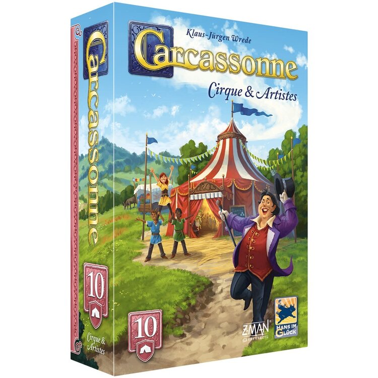 Hans im Gluck Précommande: Carcassonne: Ext 10: Cirque & Artistes (Nouvelle Version) (FR)