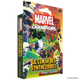 Fantasy Flight Games Précommande: Marvel Champions: JCE: Ext. Le Clash Des Synthézoïdes: Paquet Scenario (FR)