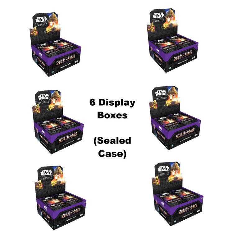Fantasy Flight Games Star Wars: Unlimited: Secrets Of Power: Booster Box Case (EN) Comptant ou Debit Seulement