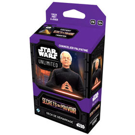 Fantasy Flight Games Star Wars: Unlimited: Secrets du Pouvoir: Decks De Démarrage: Chancelier Palpatine (FR)