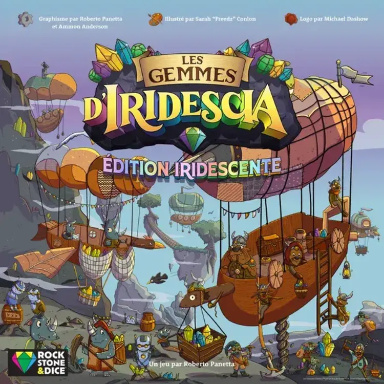 Rock Stone & Dice Les Gemmes D’Iridescia: Version Iridescente (FR)