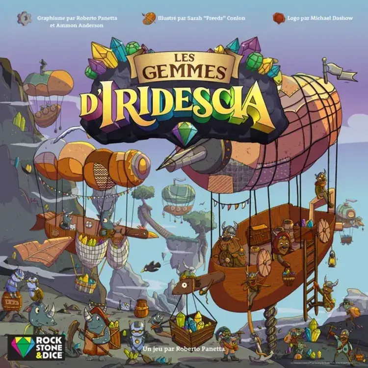 Rock Stone & Dice Les Gemmes D’Iridescia: Version Standard (FR)